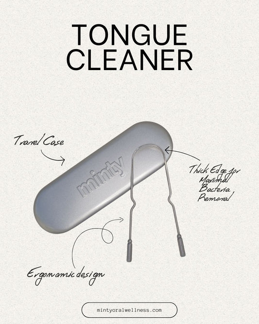 Minty Tongue Cleaner & Case